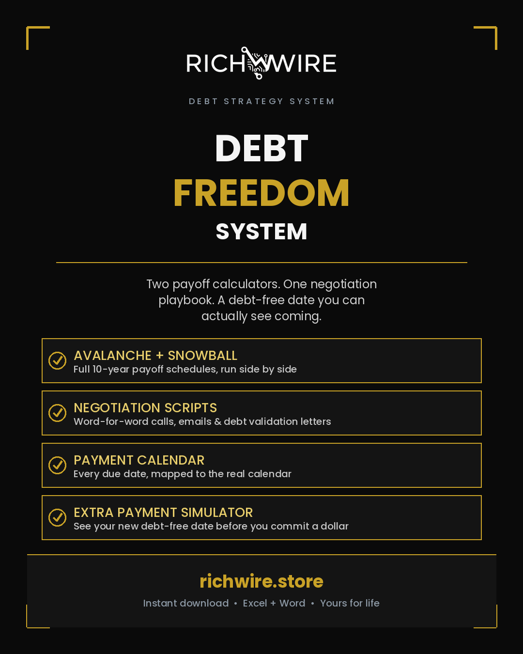 Debt Freedom System